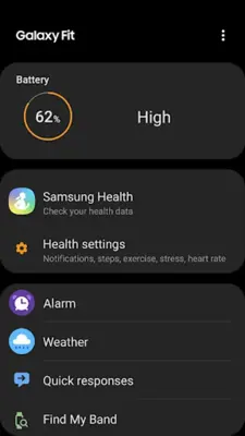 Galaxy Fit Plugin android App screenshot 1